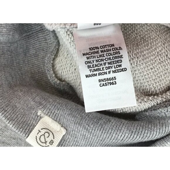 Treasure & Bond Boys Size XL 14/16 Grey Rainbow Stripe Pullover Sweatshirt - Picture 5 of 5